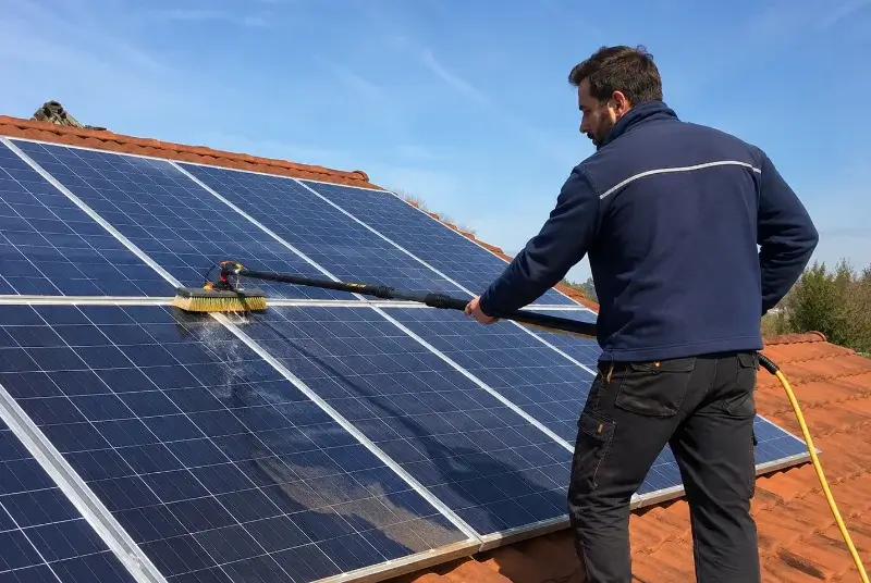 Nettoyage et entretien de panneaux solaires à Tourouzelle